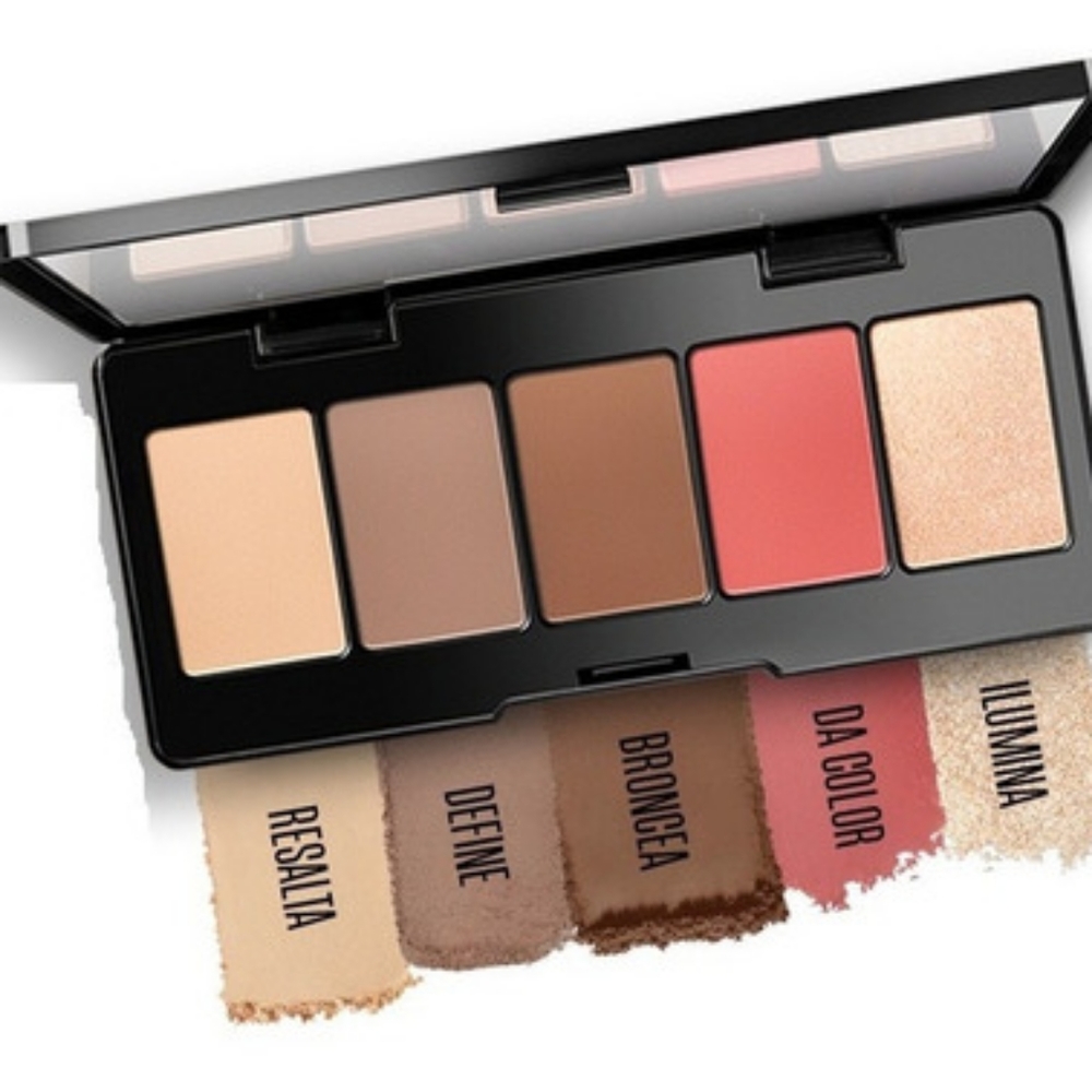 STUDIO LOOK PALETA 5 EN 1 PARA PERFILAR Y RESALTAR EL ROSTRO BY CYZONE